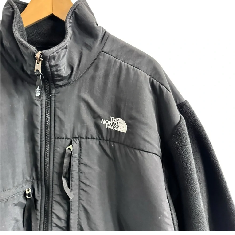 The North Face Polartec Fleece Jacket Men’s XL Black Full Zip Outdoor Hiking